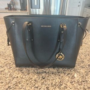 Michael Kors Crossgrain Leather Tote Bag Medium